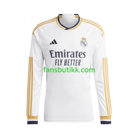 Fotballdrakt Real Madrid Hjemmetrøye 2023-2024 Langermet